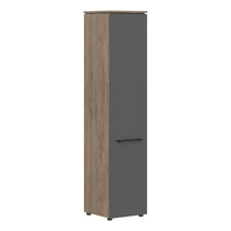 EXECUTIVE FULL HEIGHT CABINET, MADE IN E1 LAMINATE CHIPBOARD, WITH WOODEN SWING DOORS