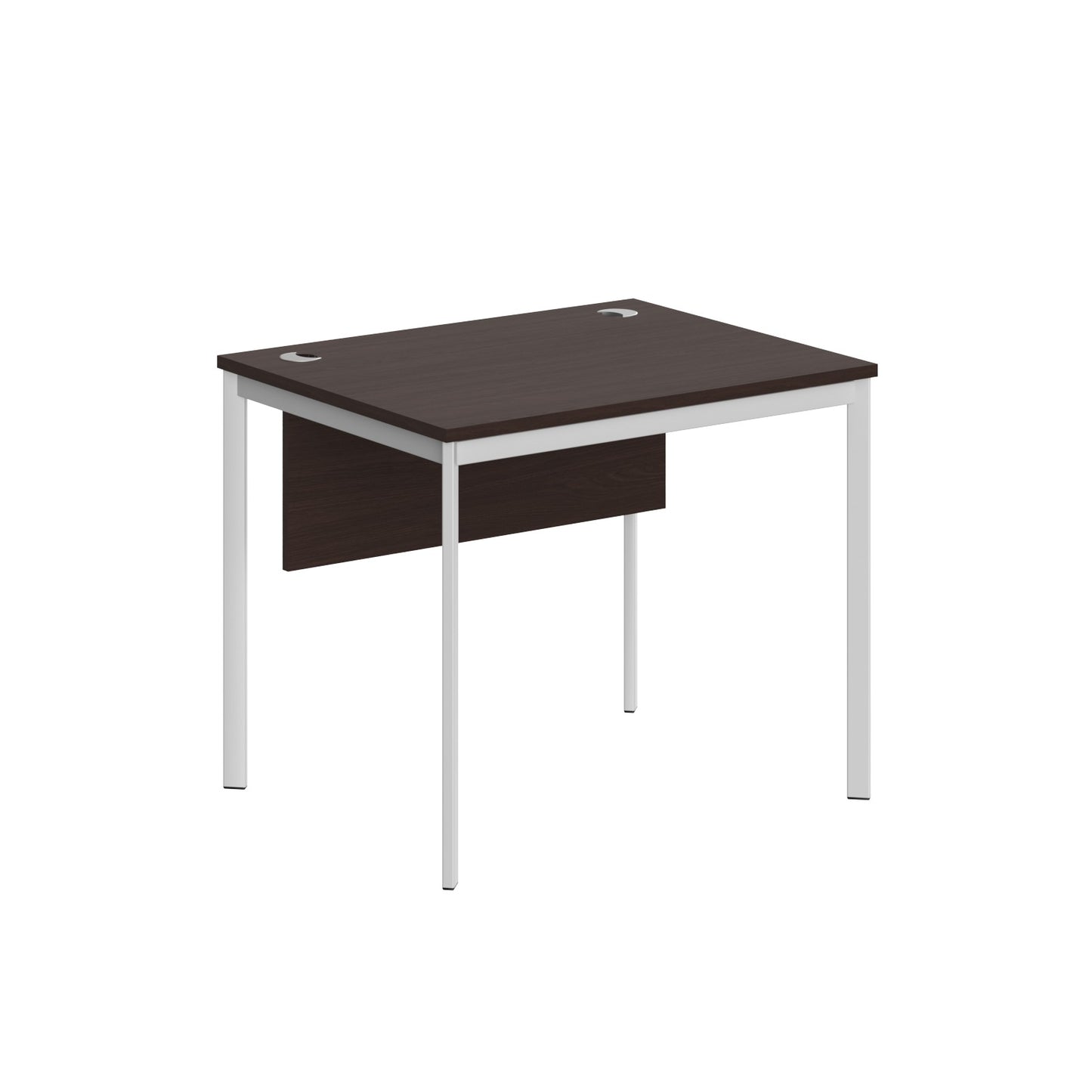 RECTANGULAR SHAPE DESK MADE IN 25MM MFC TOP, MODESTY PANEL, E1 LAMINATE CHIPBOARD 40X20MM METAL FRAMES