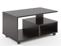 HIGH EXECUTIVE RECTANGULAR SHAPE COFFEE TABLE AND CREDENZA, MADE IN E1 LAMINATE CHIPBOPARD