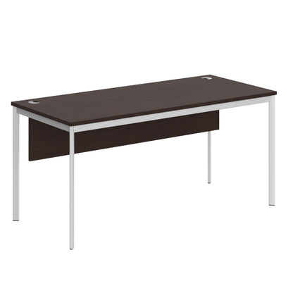 RECTANGULAR SHAPE DESK MADE IN 25MM MFC TOP, MODESTY PANEL, E1 LAMINATE CHIPBOARD 40X20MM METAL FRAMES