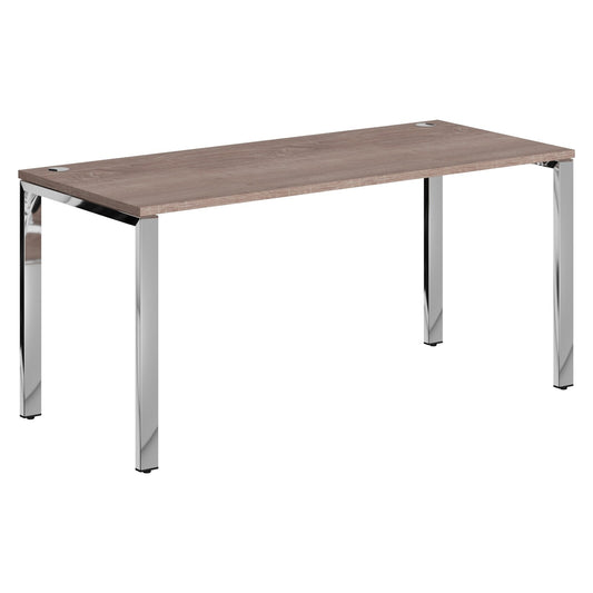 RECTANGULAR DESK DESK MADE IN 25MM MFC TOP, E1 LAMINATE CHIPBOARD 40X20MM METAL GLOSSY FRAMES