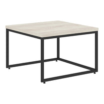 WOODEN RECTANGULAR SHAPE DESK WITH METAL LEGS, MADE IN E1 LAMINATE CHIPBOARD