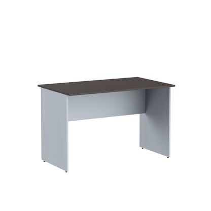 RECTANGULAR SHAPE DESK, MADE IN E1 LAMINATE CHIPBOPARD,WITH WOODEN MODESTY PANEL AND LEGS