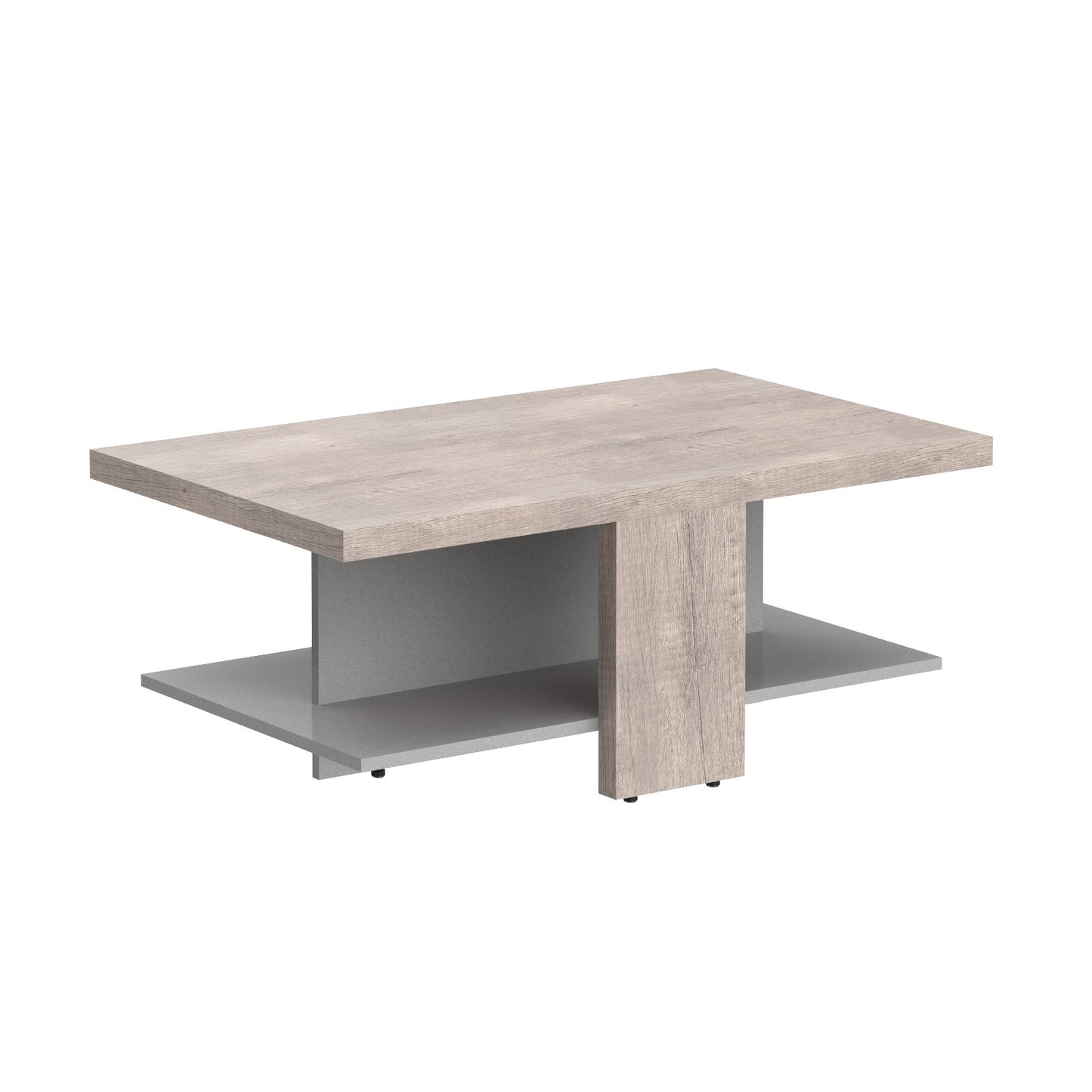 RECTANGULAR SHAPE COFFEE TABLE, MADE IN E1 LAMINATE CHIPBOARD