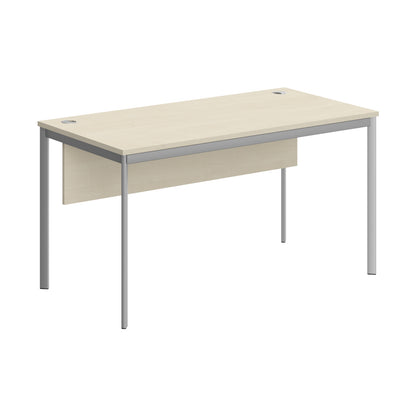 RECTANGULAR SHAPE DESK MADE IN 25MM MFC TOP, MODESTY PANEL, E1 LAMINATE CHIPBOARD 40X20MM METAL FRAMES