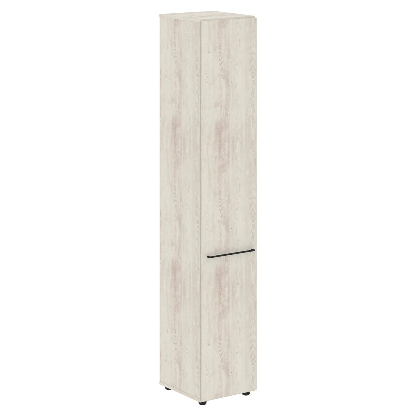 FULL HEIGHT CABINET, MADE IN E1 LAMINATE CHIPBOARD, WITH WOODEN SWING DOOR