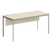 RECTANGULAR SHAPE DESK MADE IN 25MM MFC TOP, MODESTY PANEL, E1 LAMINATE CHIPBOARD 40X20MM METAL FRAMES