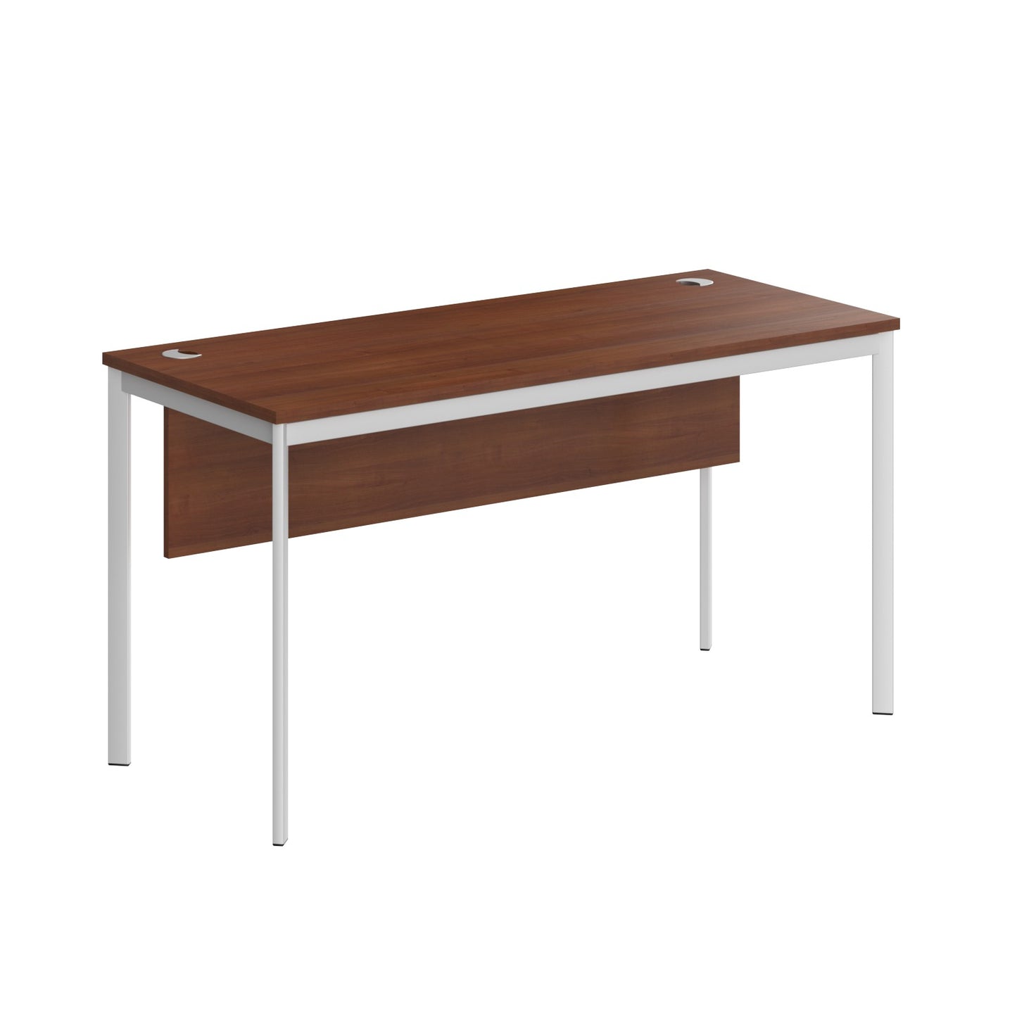 RECTANGULAR SHAPE DESK MADE IN 25MM MFC TOP, MODESTY PANEL, E1 LAMINATE CHIPBOARD 40X20MM METAL FRAMES