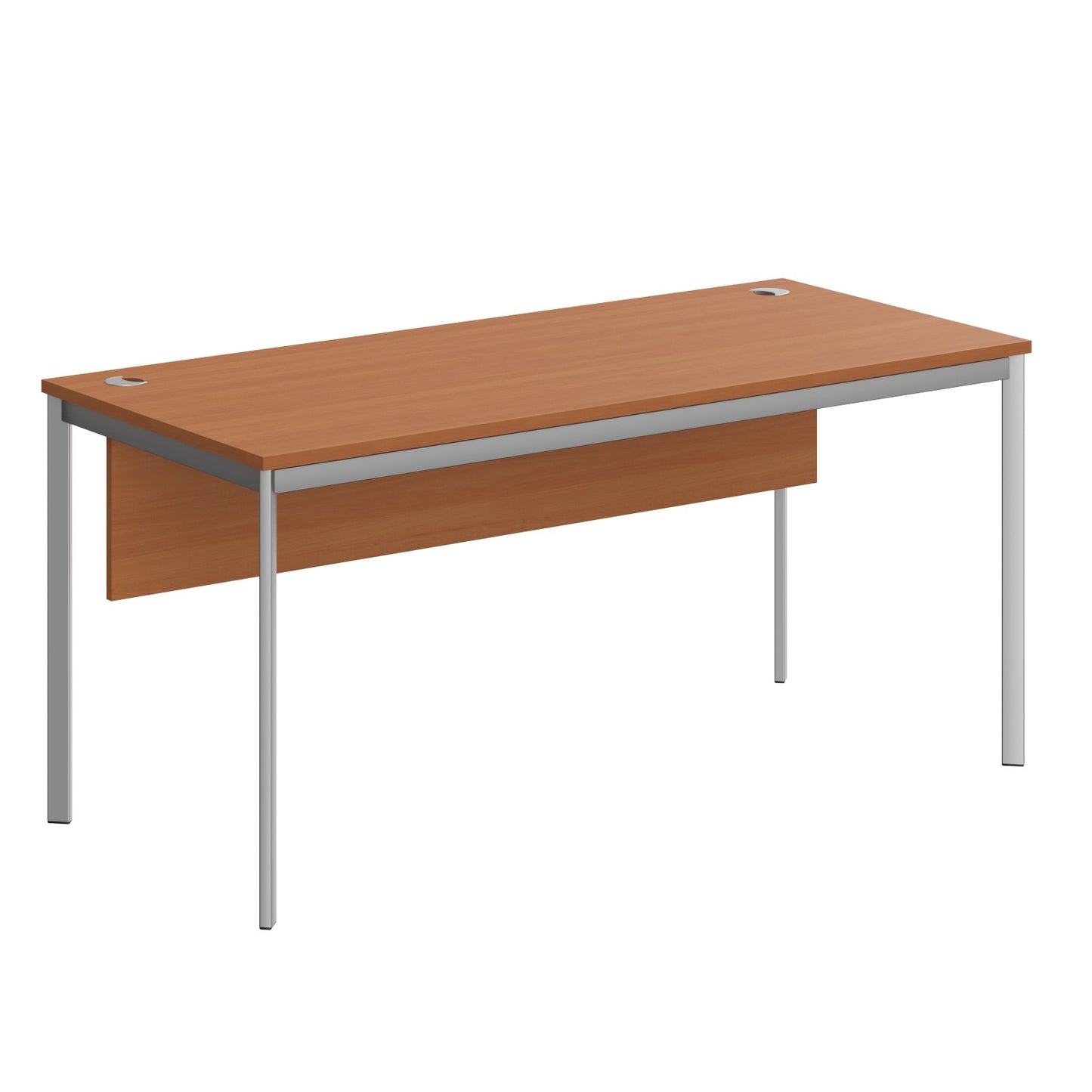 RECTANGULAR SHAPE DESK MADE IN 25MM MFC TOP, MODESTY PANEL, E1 LAMINATE CHIPBOARD 40X20MM METAL FRAMES