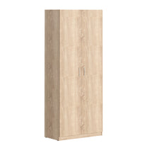 TWO-DOOR WARDROBE, MADE IN E1 LAMINATE CHIPBOARD