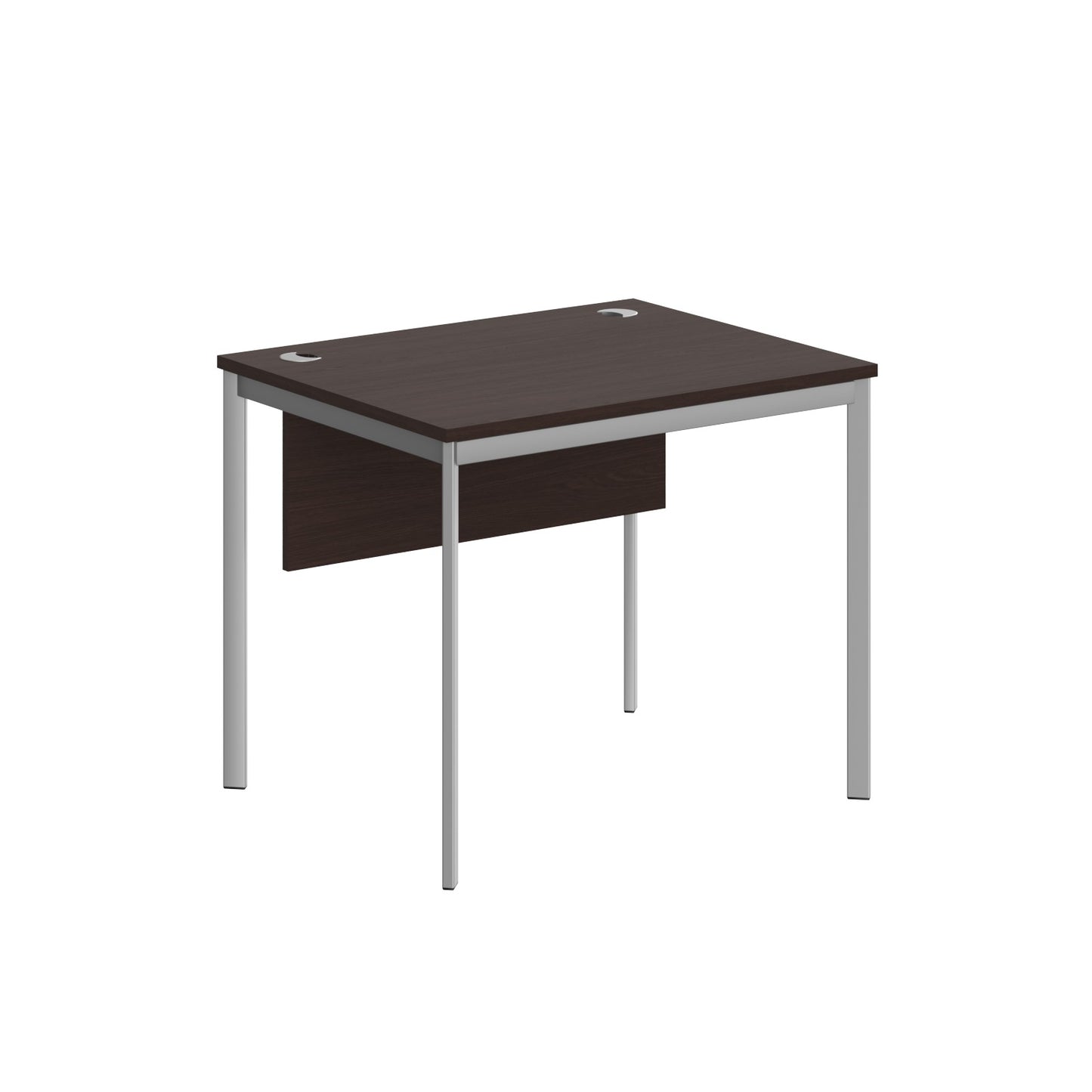 RECTANGULAR SHAPE DESK MADE IN 25MM MFC TOP, MODESTY PANEL, E1 LAMINATE CHIPBOARD 40X20MM METAL FRAMES