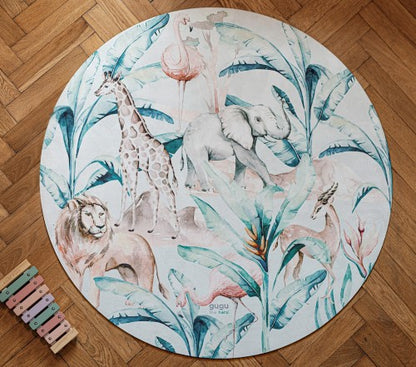 African Life Circle rubber mat