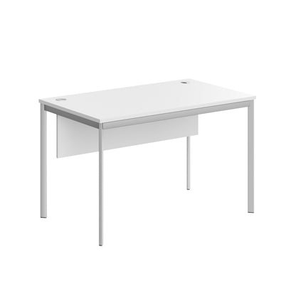 RECTANGULAR SHAPE DESK MADE IN 25MM MFC TOP, MODESTY PANEL, E1 LAMINATE CHIPBOARD 40X20MM METAL FRAMES