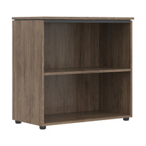 LOW HEIGHT CABINET MADE IN E1 LAMINATE CHIPBOARD WITH OPEN SHELVES