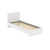 SINGLE-SIZED BED, MADE IN E1 LAMINATE CHIPBOARD