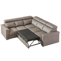 TERRACE Large Modern Corner Sofa Bed | 2610mm X 2410mm | Many upholstery materials
