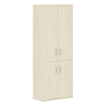 FULL HEIGHT CABINET, MADE IN E1 LAMINATE CHIPBOARD, WITH WOODEN SWING DOORS