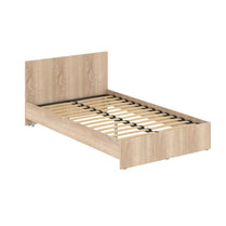 DOUBLE-SIZED BED, MADE IN E1 LAMINATE CHIPBOARD