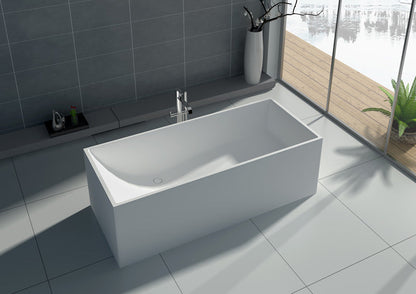 67 Inch High Quality Square Freestanding Solid Surface Tub JZ8607 by Jingzun | Souqify