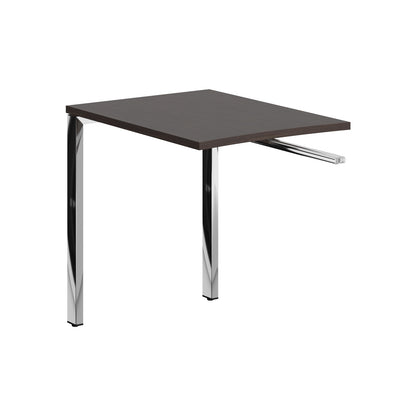 RECTANGULAR SHAPE DESK EXTENSION MADE IN 25MM MFC TOP, E1 LAMINATE CHIPBOARD, 40X40MM METAL U SHAPE FRAMES