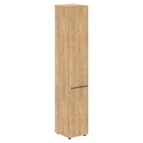 FULL HEIGHT CABINET, MADE IN E1 LAMINATE CHIPBOARD, WITH WOODEN SWING DOOR