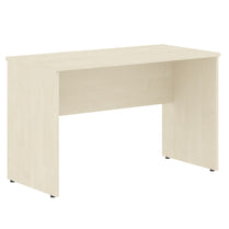 RECTANGULAR SHAPE DESK, MADE IN E1 LAMINATE CHIPBOPARD,WITH WOODEN MODESTY PANEL AND LEGS