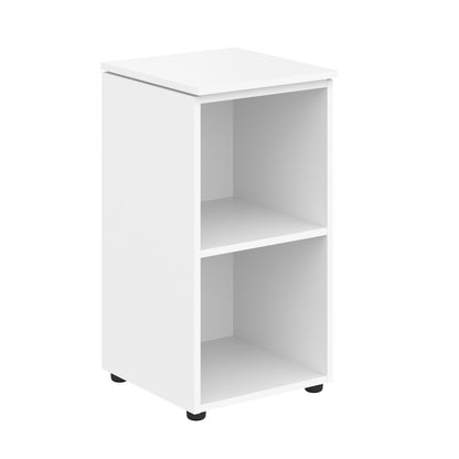 LOW HEIGHT CABINET MADE IN E1 LAMINATE CHIPBOARD WITH OPEN SHELVES
