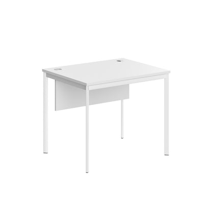 RECTANGULAR SHAPE DESK MADE IN 25MM MFC TOP, MODESTY PANEL, E1 LAMINATE CHIPBOARD 40X20MM METAL FRAMES