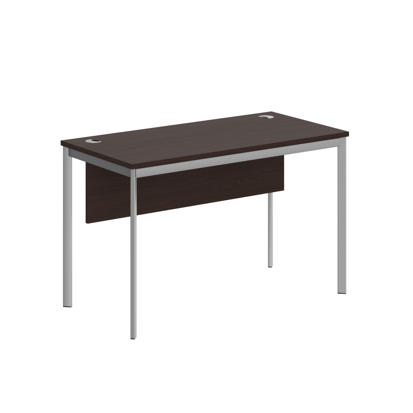 RECTANGULAR SHAPE DESK MADE IN 25MM MFC TOP, MODESTY PANEL, E1 LAMINATE CHIPBOARD 40X20MM METAL FRAMES