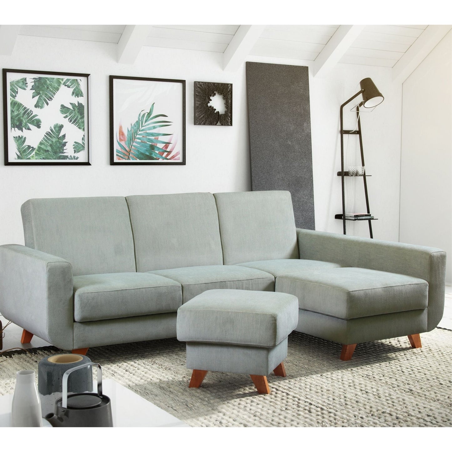 ALFRED Small Unique Corner Sofa Bed | 2280mm X 1500mm | Many upholstery materials