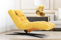 Smart Lounge Chair C019 - Yellow Fabric