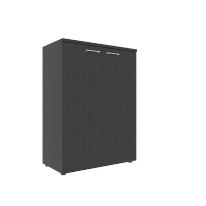 MEDIUM HEIGHT CABINET, MADE IN E1 LAMINATE CHIPBOARD, WITH WOODEN SWING DOOR