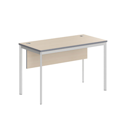 RECTANGULAR SHAPE DESK MADE IN 25MM MFC TOP, MODESTY PANEL, E1 LAMINATE CHIPBOARD 40X20MM METAL FRAMES