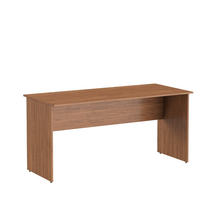 RECTANGULAR SHAPE DESK, MADE IN E1 LAMINATE CHIPBOPARD,WITH WOODEN MODESTY PANEL AND LEGS