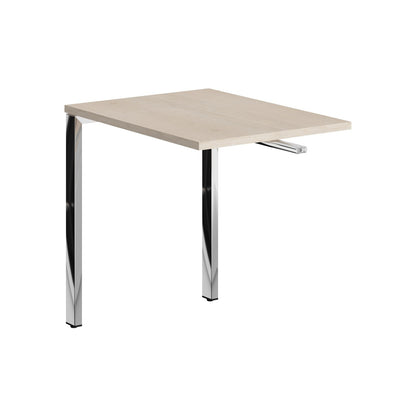 RECTANGULAR SHAPE DESK EXTENSION MADE IN 25MM MFC TOP, E1 LAMINATE CHIPBOARD, 40X40MM METAL U SHAPE FRAMES
