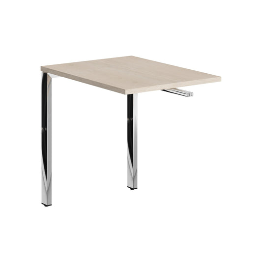 RECTANGULAR SHAPE DESK EXTENSION MADE IN 25MM MFC TOP, E1 LAMINATE CHIPBOARD, 40X40MM METAL U SHAPE FRAMES