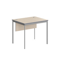 RECTANGULAR SHAPE DESK MADE IN 25MM MFC TOP, MODESTY PANEL, E1 LAMINATE CHIPBOARD 40X20MM METAL FRAMES