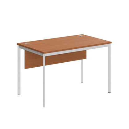 RECTANGULAR SHAPE DESK MADE IN 25MM MFC TOP, MODESTY PANEL, E1 LAMINATE CHIPBOARD 40X20MM METAL FRAMES