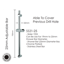 SS21-25 + 1.5m GAT - Shower Bar & Hose