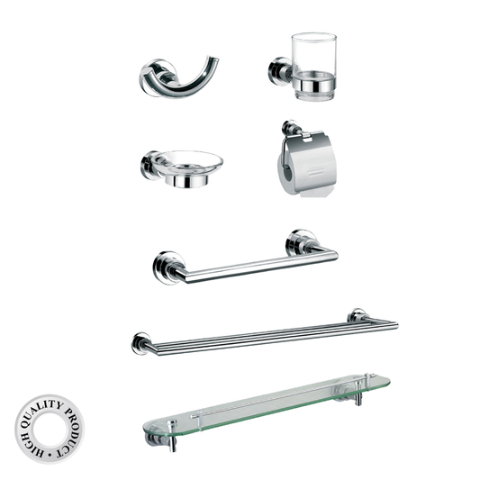 Rondana Series 7pcs Set - Bathroom Accessories