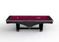 8ft Riley Ray Tournament American Pool Table – Black/Burgundy Table Size: 260 x 149 x 79cm (H) | Room Size: 564 x 452cm by Admiral World Sports - RILEY | Souqify