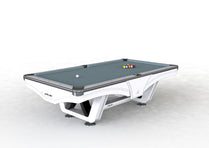 8ft Riley Ray Tournament American Pool Table – White/Bankers Grey Table Size: 260 x 149 x 79cm (H) | Room Size: 564 x 452cm by Admiral World Sports - RILEY | Souqify