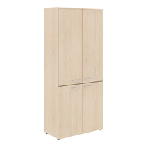 FULL HEIGHT CABINET, MADE IN E1 LAMINATE CHIPBOARD, WITH WOODEN SWING DOORS