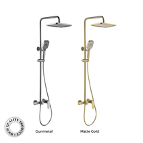 Tuscani TF109GM | TF109MG - Fabiana Series Rain Shower Mixer Set