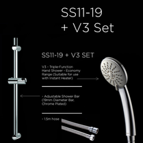 V3 + 1.5m GAT + SS11-19 - Shower Set