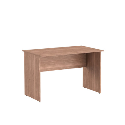 RECTANGULAR SHAPE DESK, MADE IN E1 LAMINATE CHIPBOPARD,WITH WOODEN MODESTY PANEL AND LEGS
