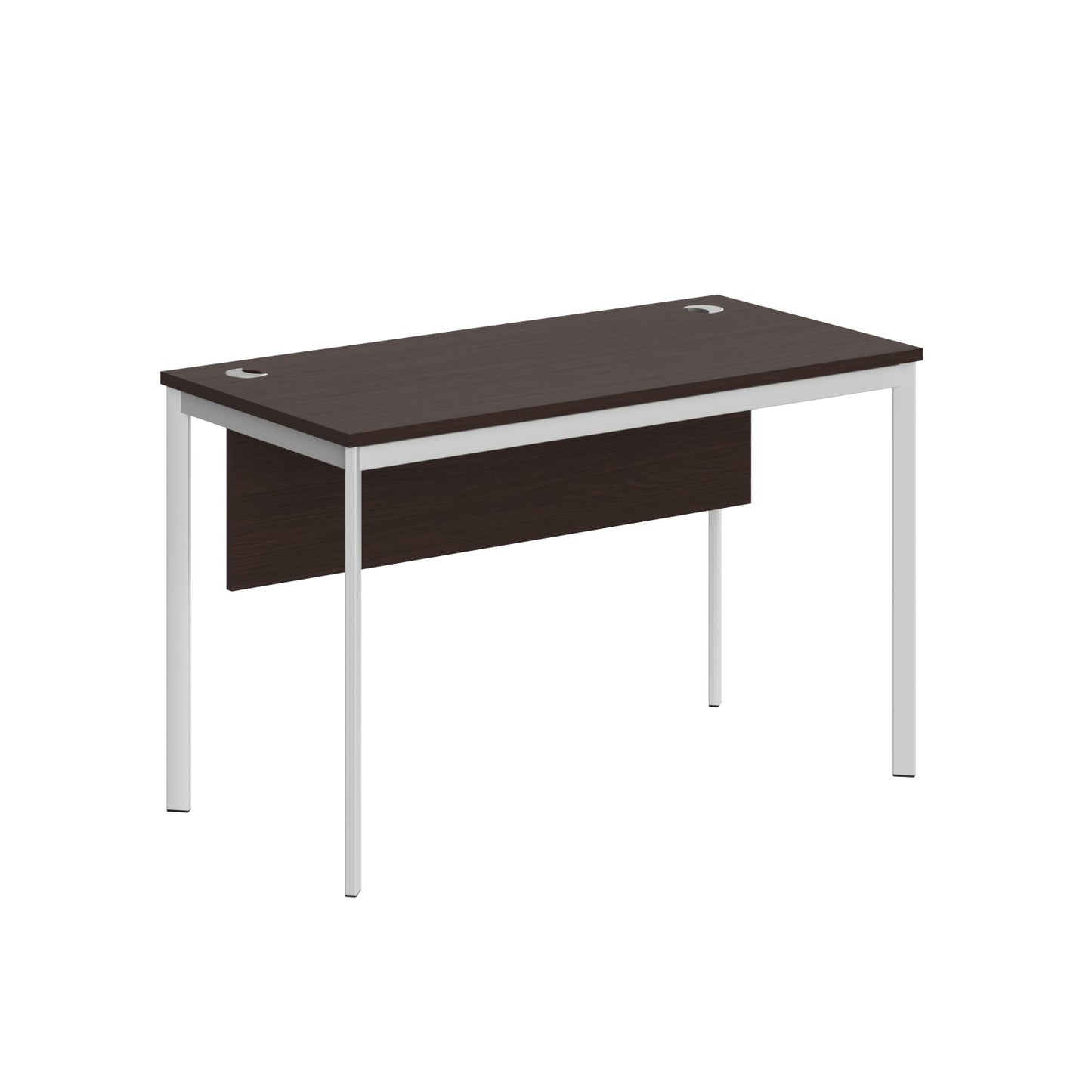 RECTANGULAR SHAPE DESK MADE IN 25MM MFC TOP, MODESTY PANEL, E1 LAMINATE CHIPBOARD 40X20MM METAL FRAMES