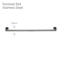 C6SB - COLOSEO Series Single Towel Bar - Bathroom Accessories