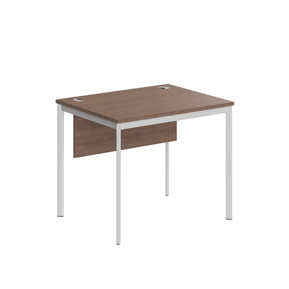 RECTANGULAR SHAPE DESK MADE IN 25MM MFC TOP, MODESTY PANEL, E1 LAMINATE CHIPBOARD 40X20MM METAL FRAMES