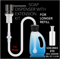 SDK2BEX | SDK2MEX - Soap Dispenser with Extension Kit